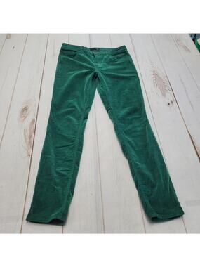 Kut Mia Toothpick skinny jeans emerald green corduroy twee 6